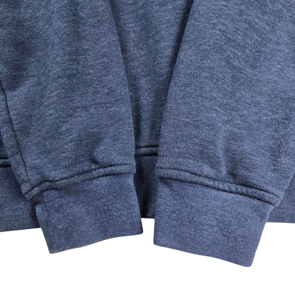 Orvis Signature 1/4 Zip Fleece Lined Sweatshirt Navy Blue Large - Picture 7 of 12